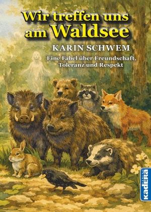 Schwem, Karin. Wir treffen uns am Waldsee - Eine Fabel über Freundschaft, Toleranz und Respekt. Kadera Verlag, 2026.