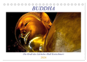Buddha - Die Kraft des Lächelns (Ralf Kretschmer) (Tischkalender 2024 DIN A5 quer), CALVENDO Monatskalender