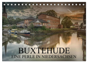 Buxtehude - Eine Perle in Niedersachsen (Tischkalender 2024 DIN A5 quer), CALVENDO Monatskalender