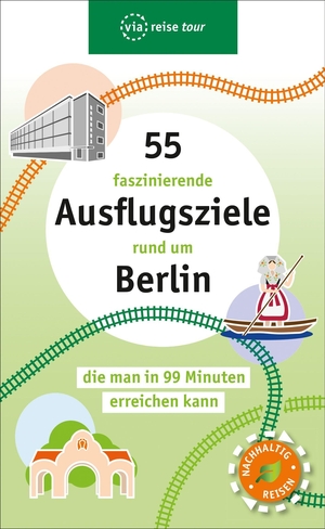 Scheddel, Klaus (Hrsg.). 55 faszinierende Ausflugsziele rund um Berlin - die man in 99 Minuten erreichen kann. Viareise Vlg. K. Scheddel, 2020.