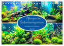 Pflanzen im Süßwasseraquarium. Gartenkunst im Fischbecken (Tischkalender 2024 DIN A5 quer), CALVENDO Monatskalender