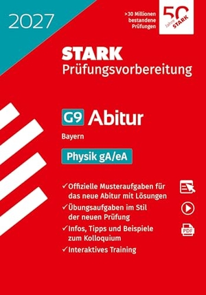 STARK Physik gA/eA - Abitur 2027 Bayern - Prüfungsvorbereitung. Stark Verlag GmbH, 2026.