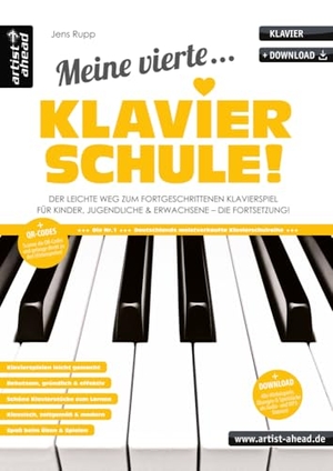 Rupp, Jens. Meine vierte Klavierschule! - Der leichte Weg zum fortgeschrittenen Klavierspiel für Kinder, Jugendliche & Erwachsene - die Fortsetzung!. Artist Ahead Musikverlag, 2020.