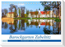 Barockgarten Zabeltitz (Tischkalender 2025 DIN A5 quer), CALVENDO Monatskalender
