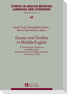 Essays and Studies in Middle English