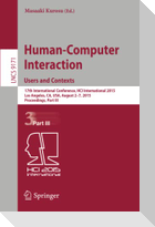 Human-Computer Interaction: Users and Contexts