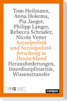 Sozialpolitik und Sozialpolitikforschung in Deutschland