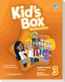 Kid's Box New Generation Level 3 Pupil's Book with eBook English for Spanish Speakers