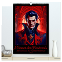 Männer der Finsternis - Mysteriöse KI-Vampirmänner (hochwertiger Premium Wandkalender 2025 DIN A2 hoch), Kunstdruck in Hochglanz