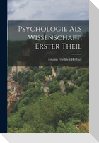 Psychologie als Wissenschaft, Erster Theil