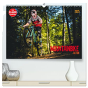 Mountainbike Action (hochwertiger Premium Wandkalender 2025 DIN A2 quer), Kunstdruck in Hochglanz