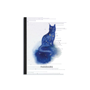 matabooks - Nachhaltiges A6 Notizbuch/Skizzenbuch/Tagebuch/Bullet Journal/Schreibheft aus Graspapier - Samenbuch Farbe: Stellar Mystic Blue