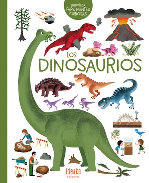 Hédelin, Pascale / Benjamin Bécue. Los dinosaurios. Editorial Luis Vives (Edelvives), 2021.