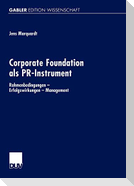 Corporate Foundation als PR-Instrument