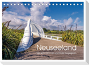 Neuseeland - Wo sich Himmel und Erde begegnen (Tischkalender 2024 DIN A5 quer), CALVENDO Monatskalender