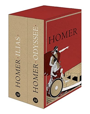 Homer. Ilias · Odyssee - Zwei Bände im Schuber. Reclam Philipp Jun., 2023.