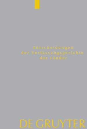 Berlin, Brandenburg, Bremen, Hamburg, Hessen, Mecklenburg-Vorpomme rn, Niedersachsen, Sachsen, Sachsen-Anhalt, Schleswig-Holstein, Thüringen. Walter de Gruyter, 2026.