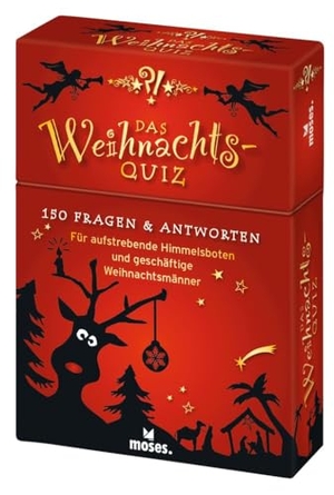 Köhrsen, Andrea. Das Weihnachts-Quiz - 150 Fragen und Antworten für aufstrebende Himmelsboten und geschäftige Weihnachtsmänner. moses. Verlag GmbH, 2014.