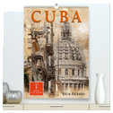 Cuba Retro Kalender (hochwertiger Premium Wandkalender 2025 DIN A2 hoch), Kunstdruck in Hochglanz