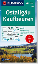 KOMPASS Wanderkarte 188 Ostallgäu, Kaufbeuren 1:50.000