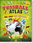 Fußball-Atlas. Mit über 250 Stickern