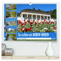 So schön ist Baden-Baden (hochwertiger Premium Wandkalender 2025 DIN A2 quer), Kunstdruck in Hochglanz
