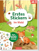 Erstes Stickern - Im Wald
