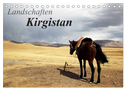 Landschaften Kirgistan (Tischkalender 2024 DIN A5 quer), CALVENDO Monatskalender