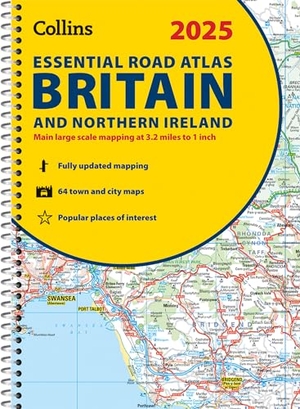 Collins. 2025 Collins Essential Road Atlas Britain and Northern Ireland - A4 Spiral. HarperCollins UK, 2024.