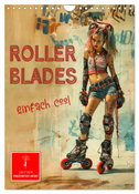 Rollerblades - einfach cool (Wandkalender 2025 DIN A4 hoch), CALVENDO Monatskalender