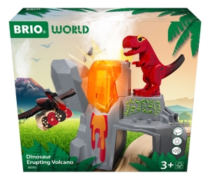 BRIO World - Dinosaurier-Vulkan mit Ausbruchsfunktion. Ravensburger Spieleverlag, 2024.