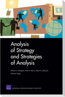 Analysis of Strategy and Strategies of Analysis