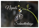 Nepals Schmetterlinge (Wandkalender 2024 DIN A2 quer), CALVENDO Monatskalender