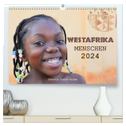 Westafrika Menschen 2024 (hochwertiger Premium Wandkalender 2024 DIN A2 quer), Kunstdruck in Hochglanz