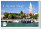 VENEDIG Eine Tour auf dem Canal Grande (Tischkalender 2024 DIN A5 quer), CALVENDO Monatskalender