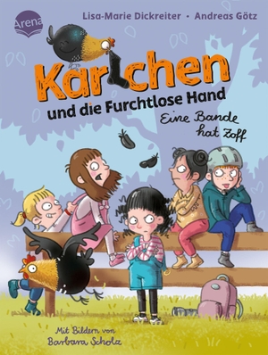 Dickreiter, Lisa-Marie / Andreas Götz. Karlchen und die Furchtlose Hand (2). Eine Bande hat Zoff - Buch zum Selberlesen ab 7 Jahren mit großer Schrift und kurzen Kapiteln. Arena Verlag GmbH, 2026.