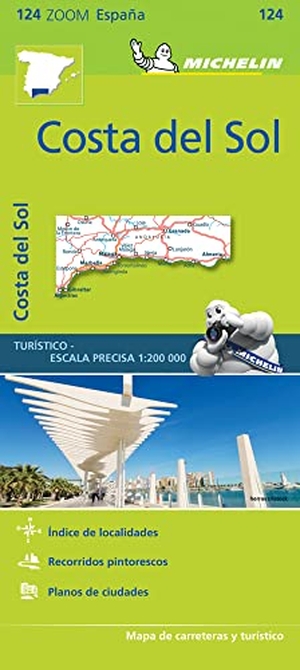 Costa del Sol - Zoom Map 124 - Map. Michelin Editions, 2025.