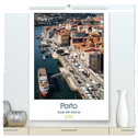Porto - Stadt trifft Atlantik (hochwertiger Premium Wandkalender 2024 DIN A2 hoch), Kunstdruck in Hochglanz
