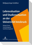 Lehrevaluation und Studiensituation an der Universität Innsbruck