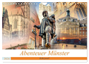 Abenteuer Münster - Echt jovel! (Wandkalender 2024 DIN A4 quer), CALVENDO Monatskalender