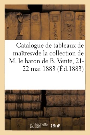 George, Charles / Petit, Georges et al. Catalogue de Tableaux de Maîtres Anciens Et de Tableaux Et Dessins Modernes. Hachette Livre - BNF, 2021.