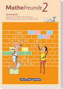 Mathefreunde 2. Schuljahr. Arbeitsheft. Nord