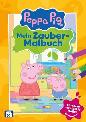 Peppa Wutz Ausmalbilder: Mein Zauber-Malbuch. Nelson Verlag, 2025.