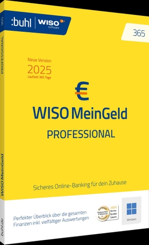 Buhl Data Service GmbH (Hrsg.). WISO Mein Geld Professional 365 - Sicheres Online-Banking für dein Zuhause (Laufzeit 365 Tage). Buhl Data Service, 2024.