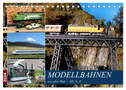 Modellbahnen aus aller Welt - H0, N, Z (Tischkalender 2024 DIN A5 quer), CALVENDO Monatskalender