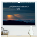 Landschaften Finnlands (hochwertiger Premium Wandkalender 2024 DIN A2 quer), Kunstdruck in Hochglanz