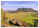 Elbsandsteingebirge (Wandkalender 2025 DIN A2 quer), CALVENDO Monatskalender