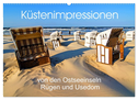 Küstenimpressionen von den Ostseeinseln Rügen und Usedom (Wandkalender 2024 DIN A2 quer), CALVENDO Monatskalender