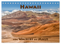 Hawii von Waikiki bis Maui (Tischkalender 2025 DIN A5 quer), CALVENDO Monatskalender