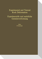 Experimental and Natural Rock Deformation / Experimentelle und natürliche Gesteinsverformung